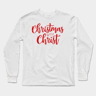 Christmas with Christ Long Sleeve T-Shirt